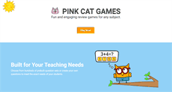 Desktop Screenshot of pinkcatgames.com
